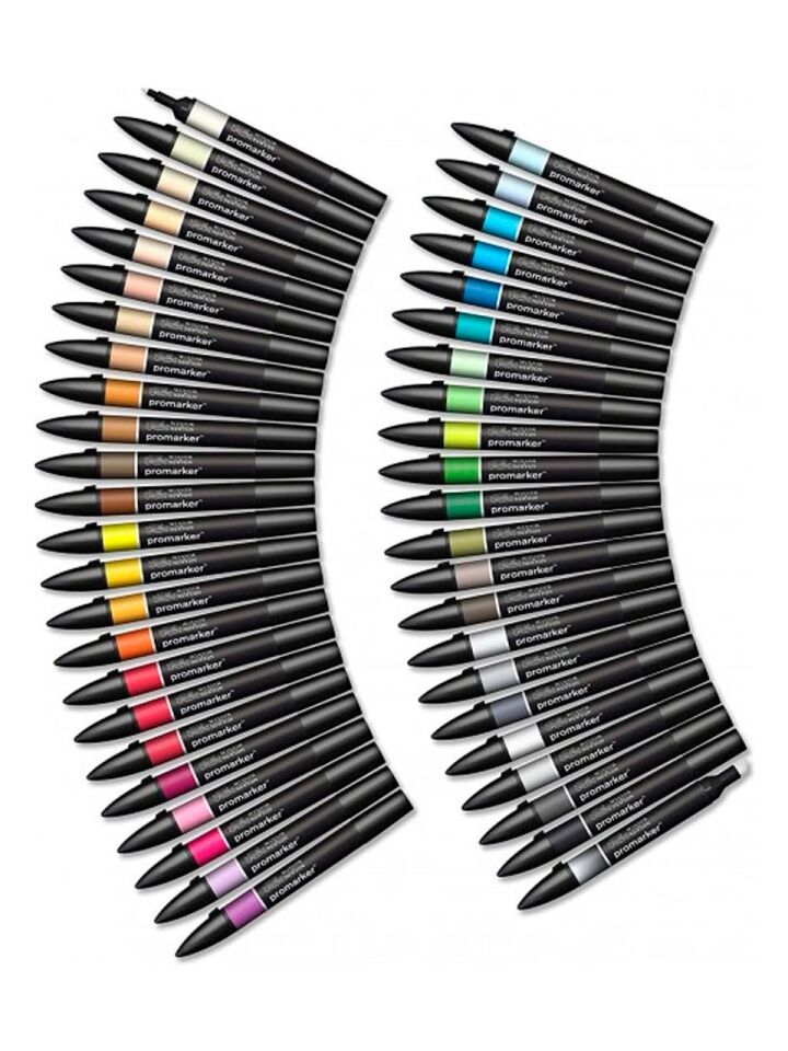 Winsor & Newton Promarker Set 48 Renk