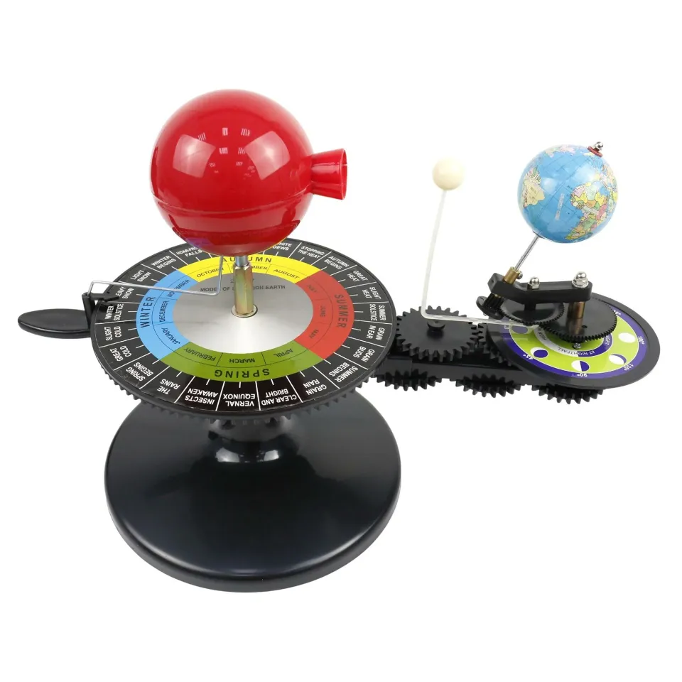 Dünya Ve Ay Modeli Hareketli