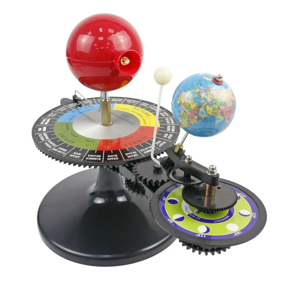 Dünya Ve Ay Modeli Hareketli