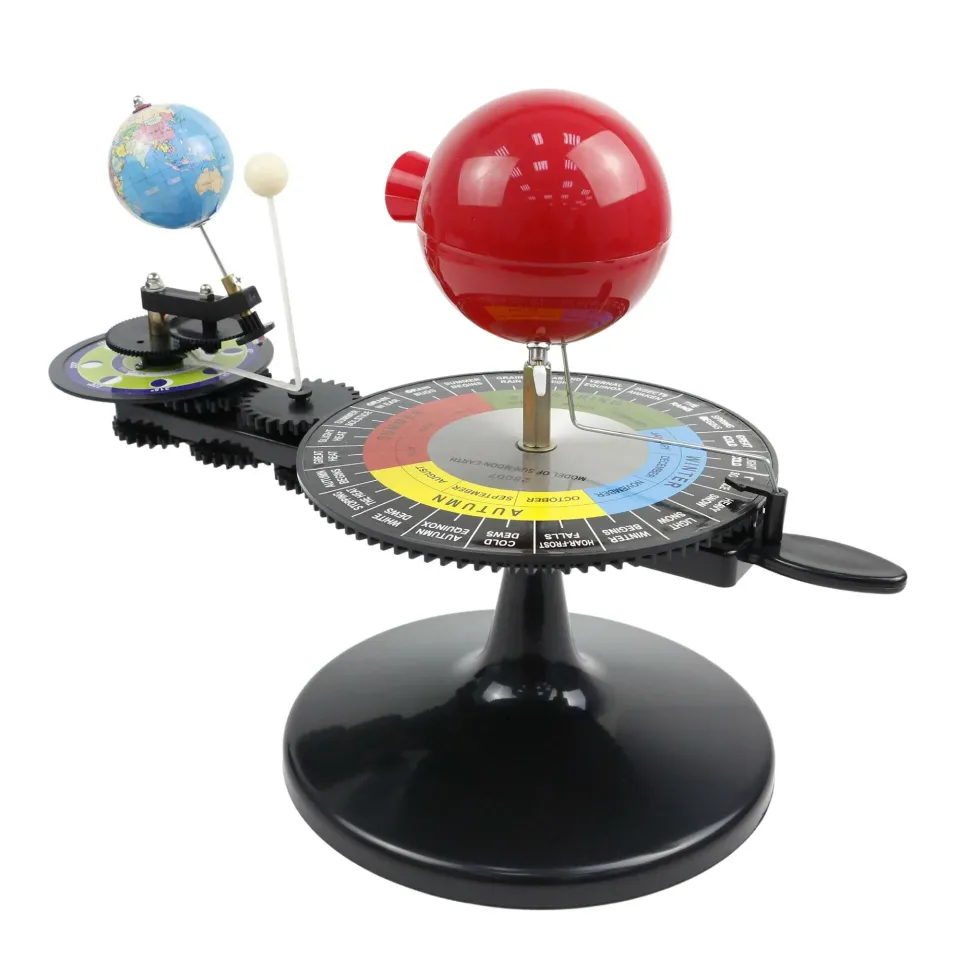 Dünya Ve Ay Modeli Hareketli