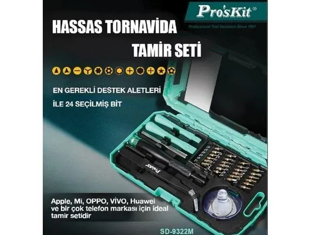 Proskit SD-9322M Telefon Tamir Tornavida Seti