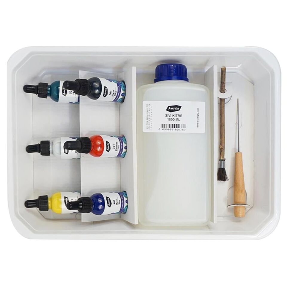 Karin Kolay Ebru Başlangıç Seti 6 Renk ( Küçük )