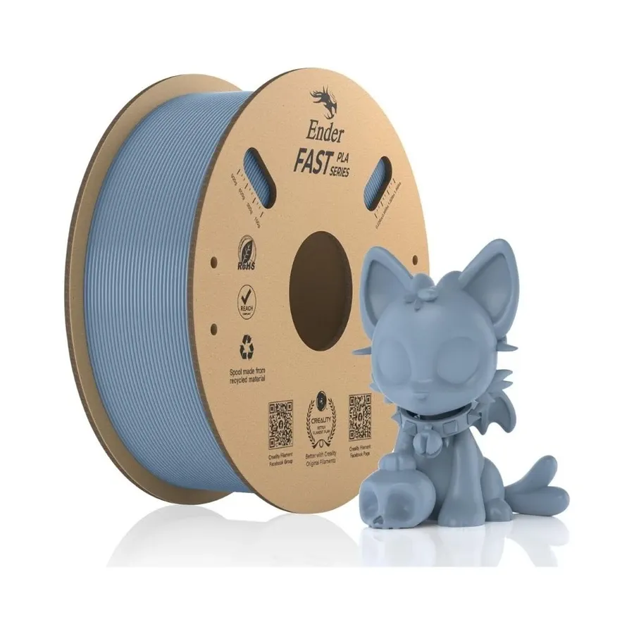 Filament CREALITY Ender Fast PLA 1,75 mm 1 kg Light Grey Açık Gri
