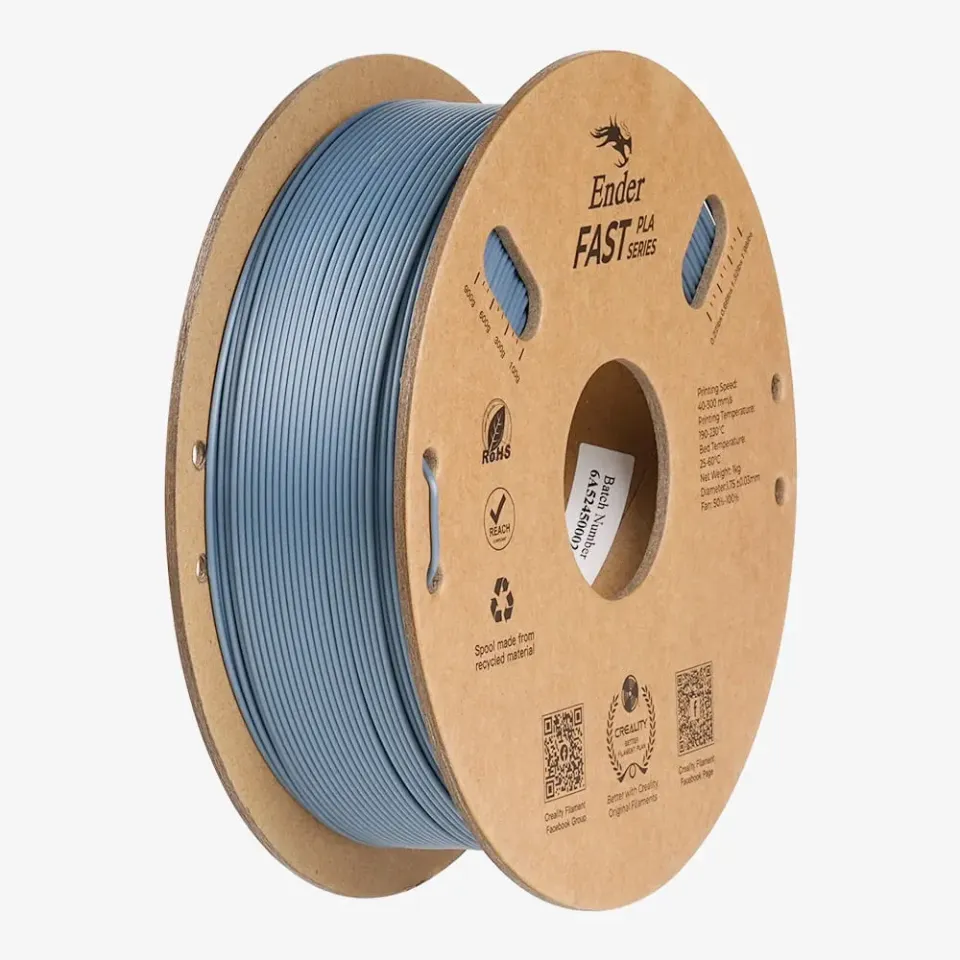 Filament CREALITY Ender Fast PLA 1,75 mm 1 kg Light Grey Açık Gri