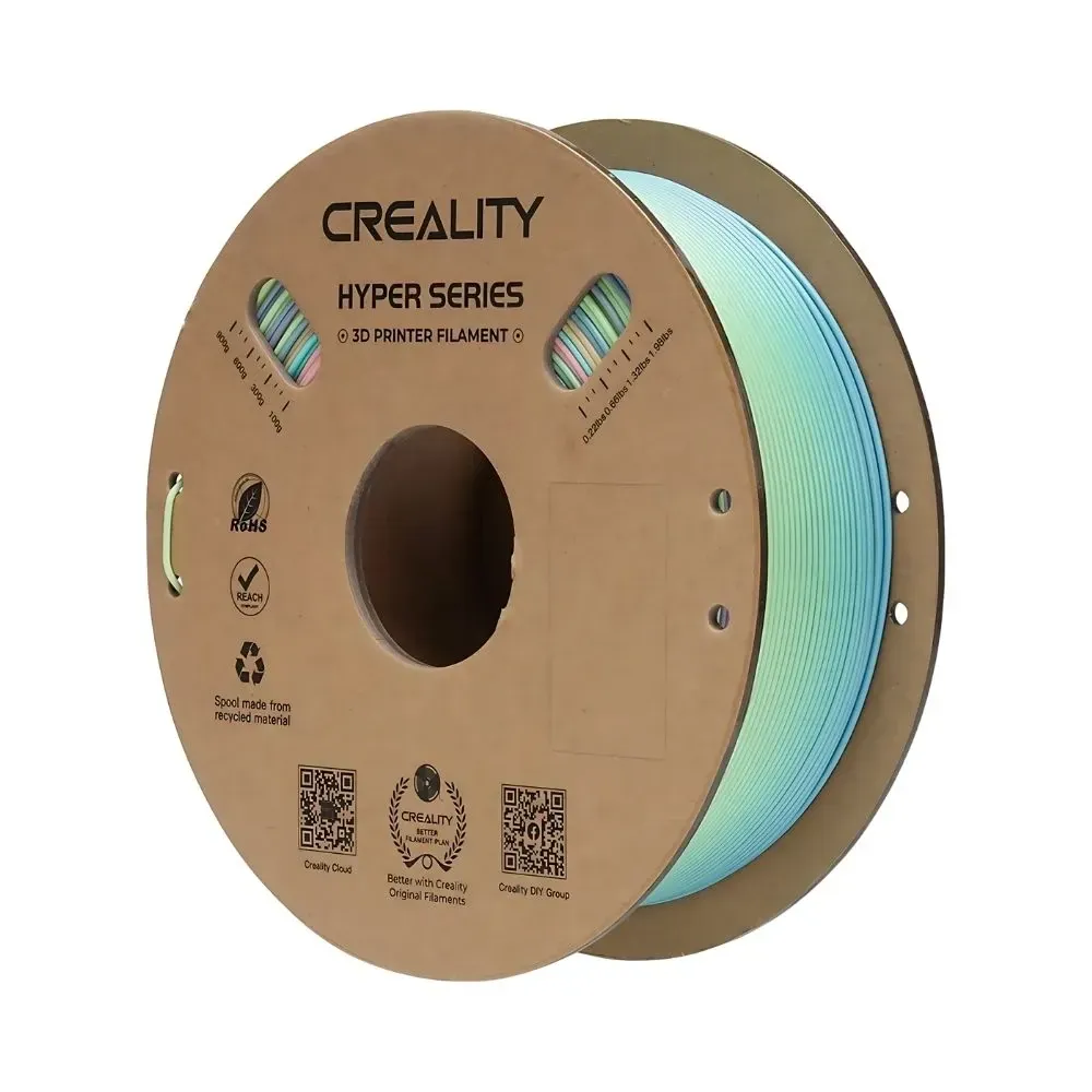 Creality Hyper PLA Rainbow Wild Blossom Long Filament 1.75mm 1kg