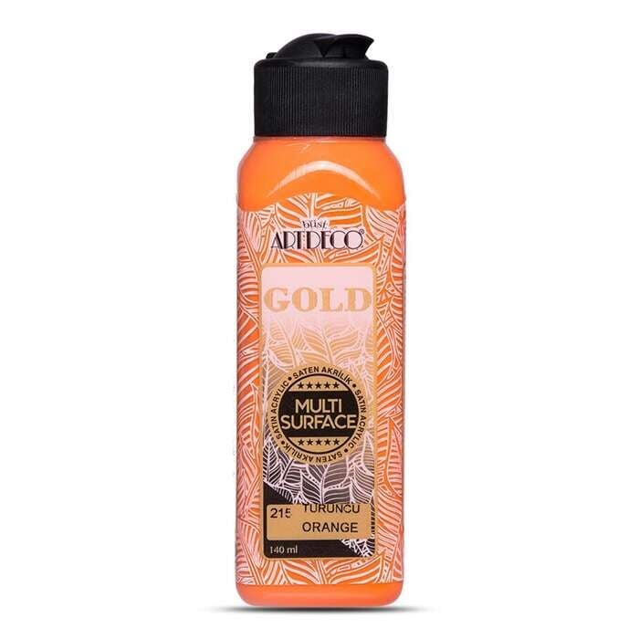 Artdeco Gold Multi-Surface Akrilik Boya 140ml Turuncu 215