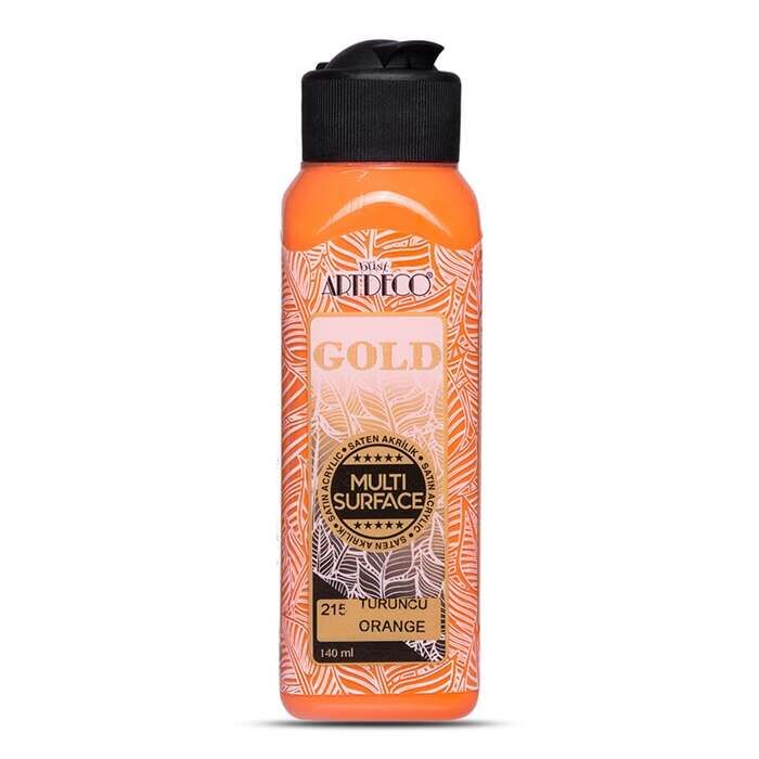 Artdeco Gold Multi-Surface Akrilik Boya 140ml Turuncu 215