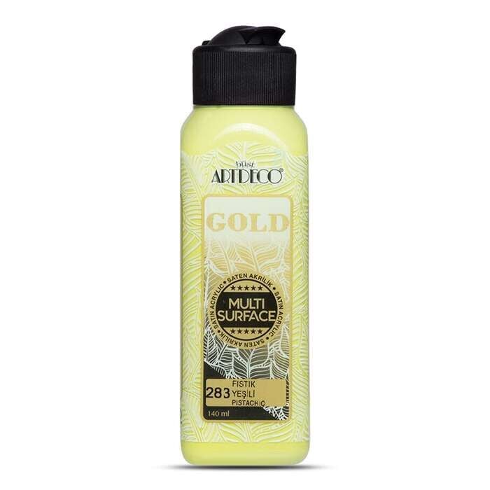 Artdeco Gold Multi Surface Saten Akrilik Boya 140 ml Fıstık Yeşili 283