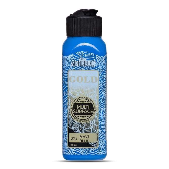 Artdeco Gold Multi Surface Saten Akrilik Boya 140 ml Mavi 270