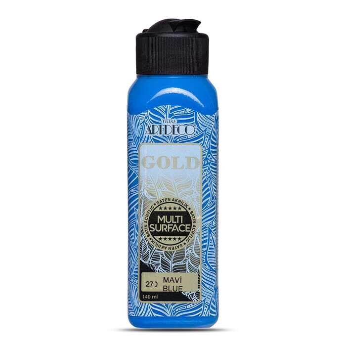 Artdeco Gold Multi Surface Saten Akrilik Boya 140 ml Mavi 270