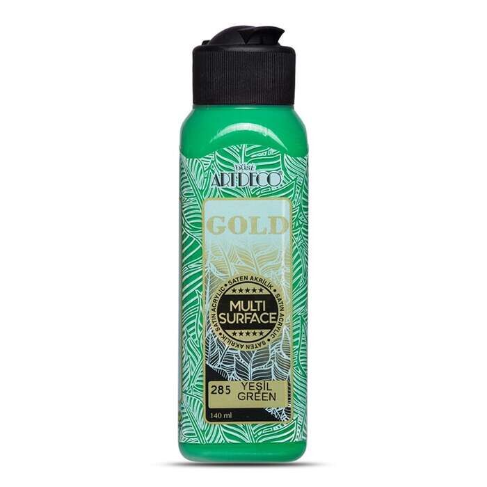 Artdeco Gold Multi Surface Saten Akrilik Boya 140 ml Yeşil 285