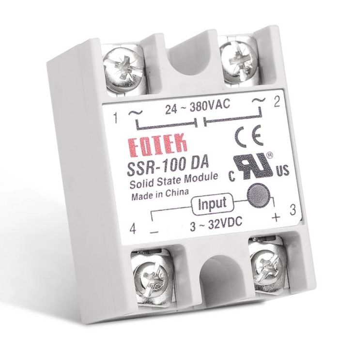 SSR-100DA (100A) Solid State Röle (Geliştirme Kartlarıyla Uyumlu)
