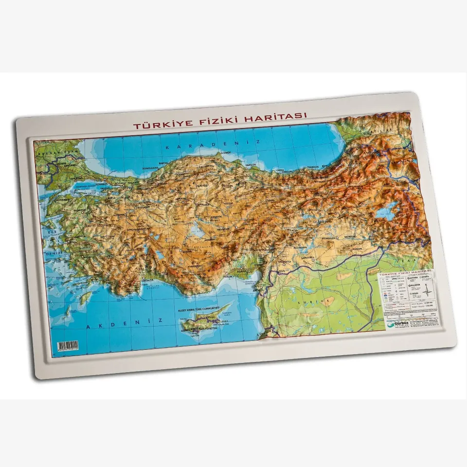 Türkiye Fiziki Kabartma Haritası