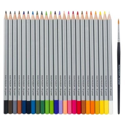 Bruynzeel Aquarelle Kuru-Sulu Kalem Boya Seti 24 Renk