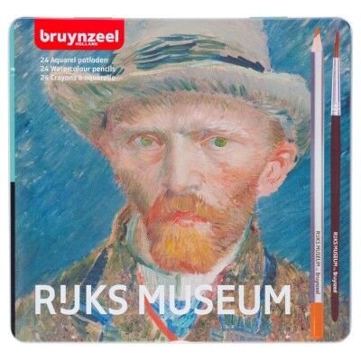 Bruynzeel Aquarelle Kuru-Sulu Kalem Boya Seti 24 Renk