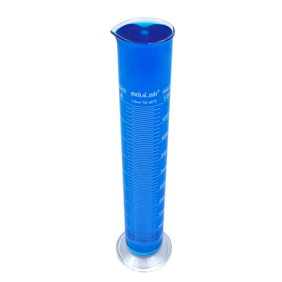 Dereceli Silindir (500 ml. 5/1 Böl. Cam) Mezür
