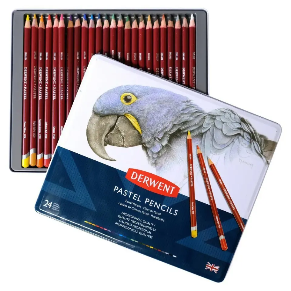 Derwent Pastel Pencıl Set 24''lü Teneke Kutu Dw32992