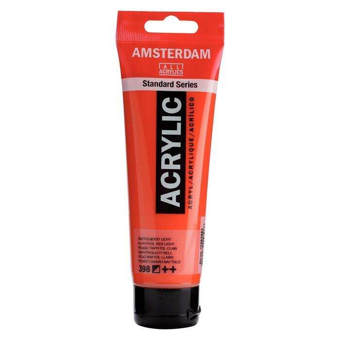 Amsterdam Akrilik Boya 120ml 398 Naphthol Red Light