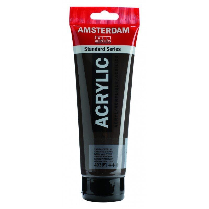 Amsterdam Akrilik Boya 120ml 403 Vandyke Brown