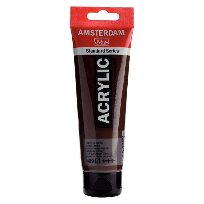 Amsterdam Akrilik Boya 120ml 409 Burnt Umber