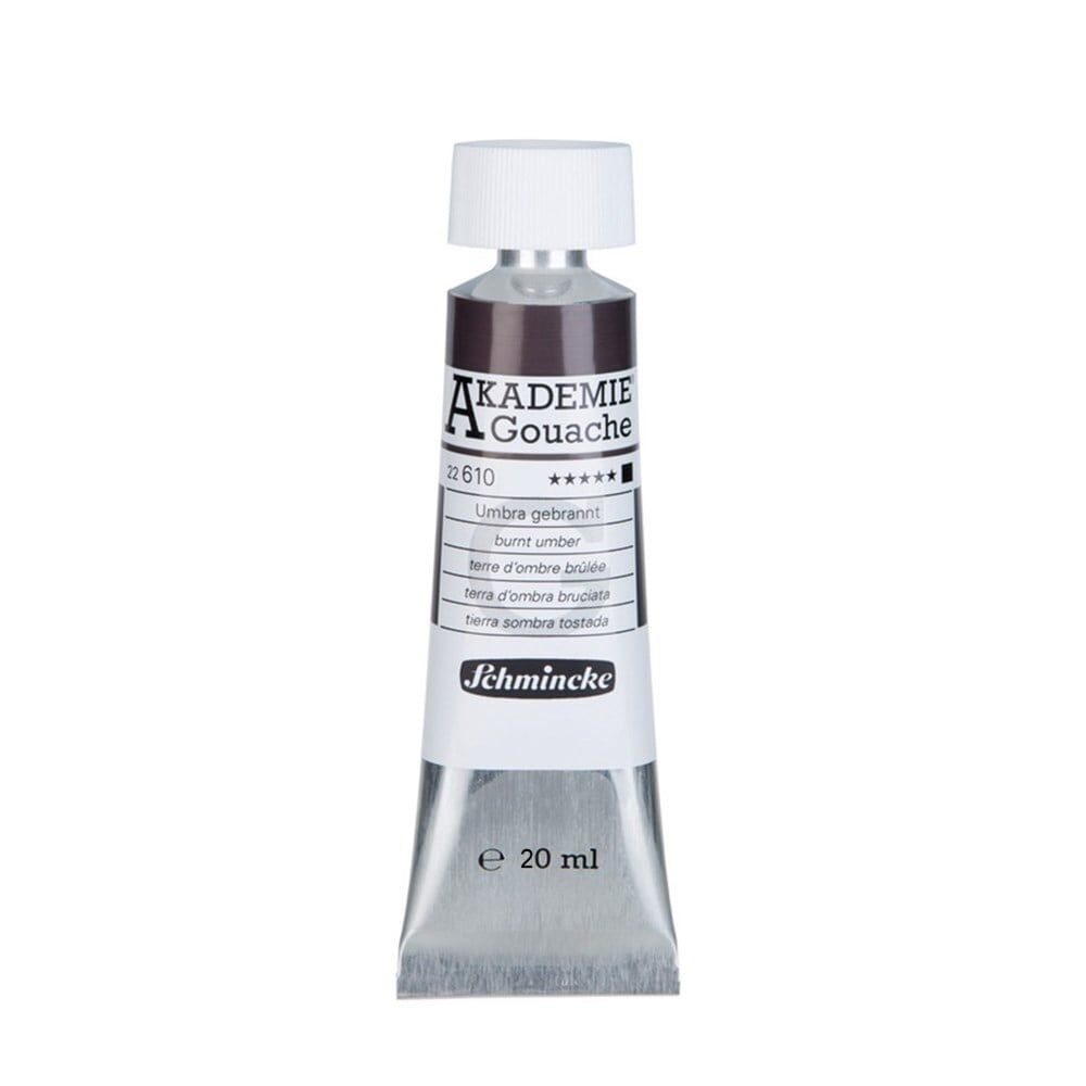 Schmincke Akademie Guaj Boya 20 ml 610 Burnt Umber