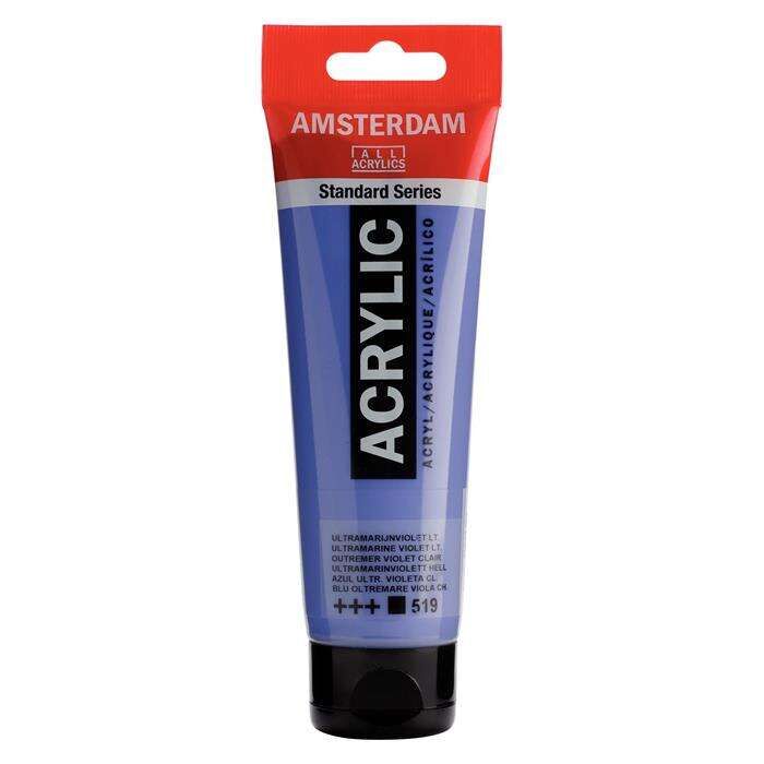 Amsterdam Akrilik Boya 120ml 519 Ultramarine Violet Light