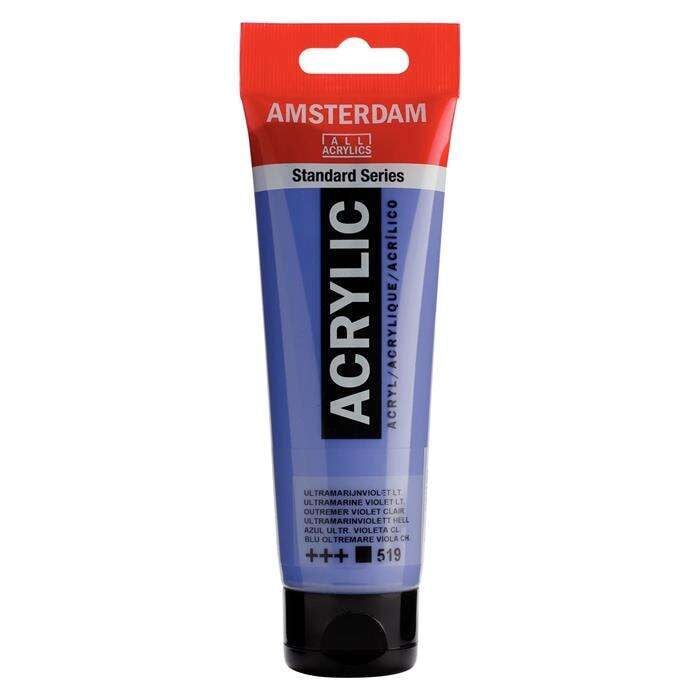 Amsterdam Akrilik Boya 120ml 519 Ultramarine Violet Light