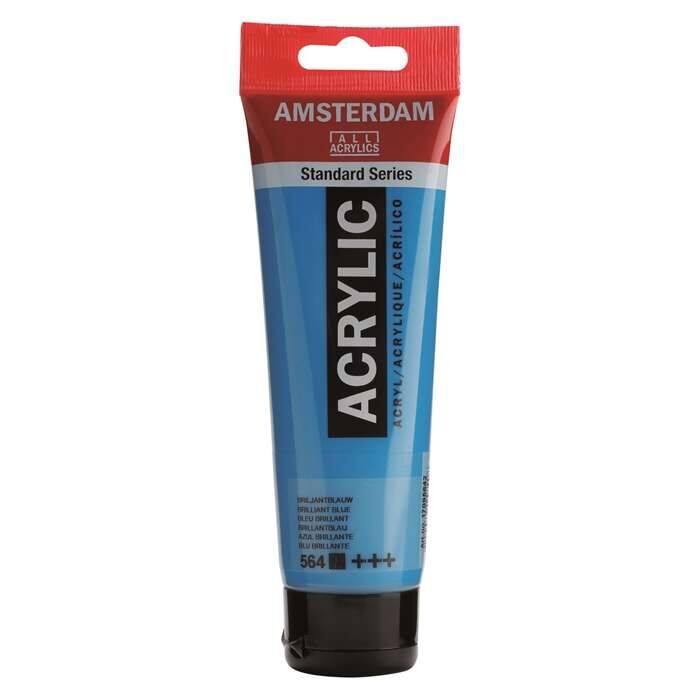 Amsterdam Akrilik Boya 120ml 564 Brilliant Blue
