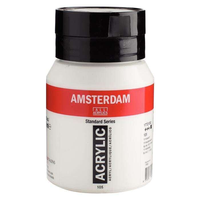 Amsterdam Standard Akrilik Boya 500 ml 105 Titanium White