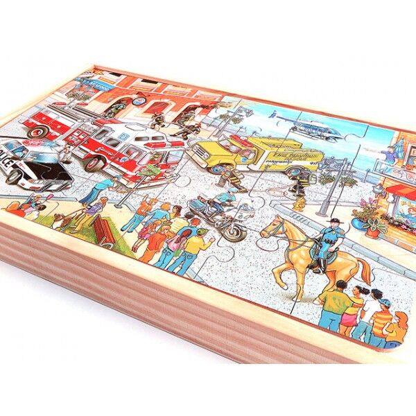Taşıtlar Tema Puzzle 4 lü