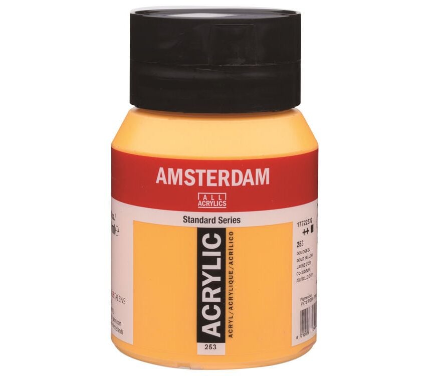 Amsterdam Akrilik Boya 500ml 253 Gold Yellow