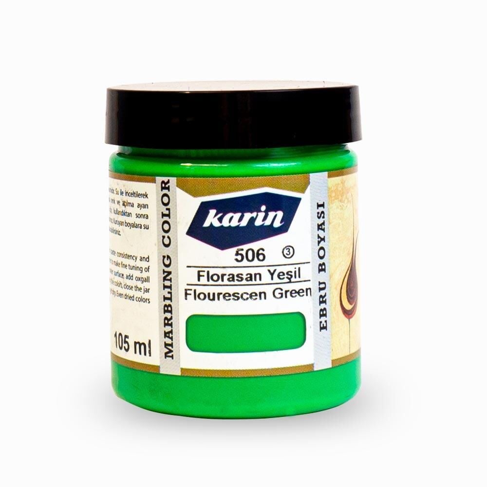Karin Ebru Boyası 506 Florasan Yeşil 105 ml