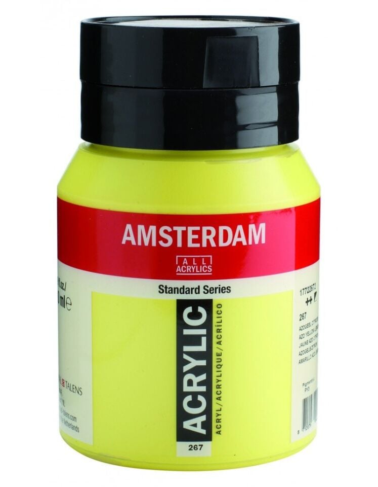 Amsterdam Akrilik Boya 500ml 267 Azo Yellow Lemon