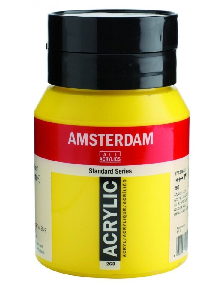 Amsterdam Akrilik Boya 500ml 268 Azo Yellow light