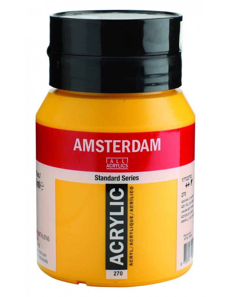 Amsterdam Akrilik Boya 500ml 270 Azo Yellow Deep