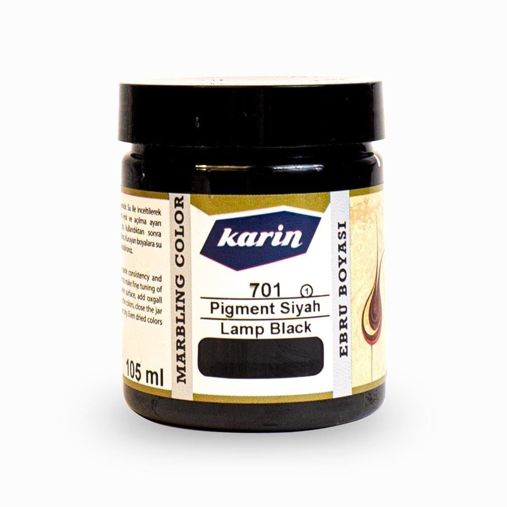 Karin Ebru Boyası 701 Pigment Siyah 105 ml