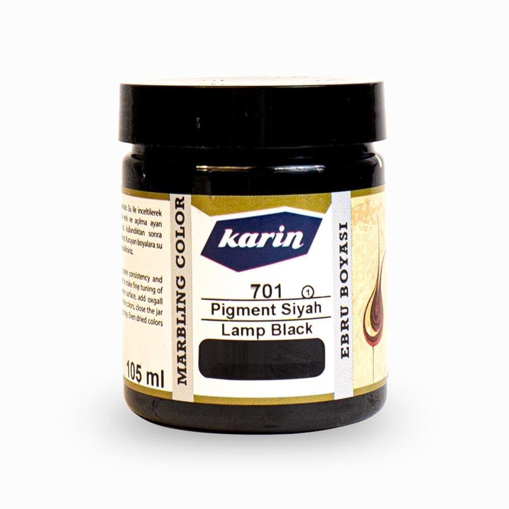 Karin Ebru Boyası 701 Pigment Siyah 105 ml
