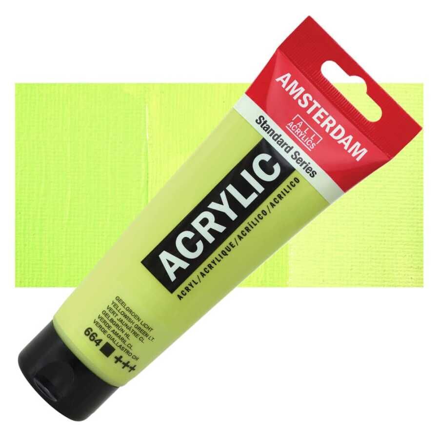Amsterdam Akrilik Boya 120ml 664 Yellowish Green Lt