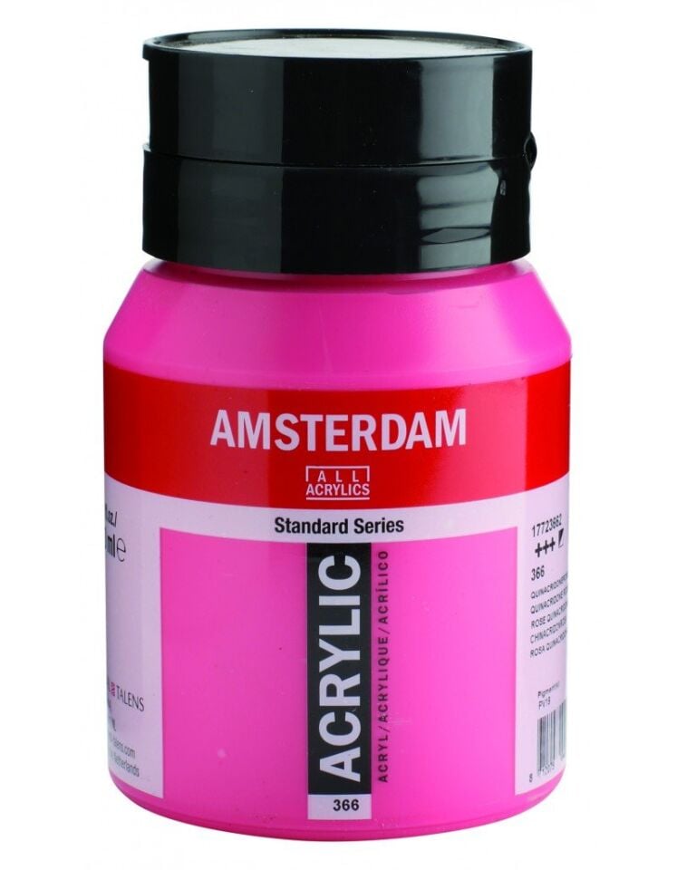 Amsterdam Akrilik Boya 500ml 366 Quinacr. Rose